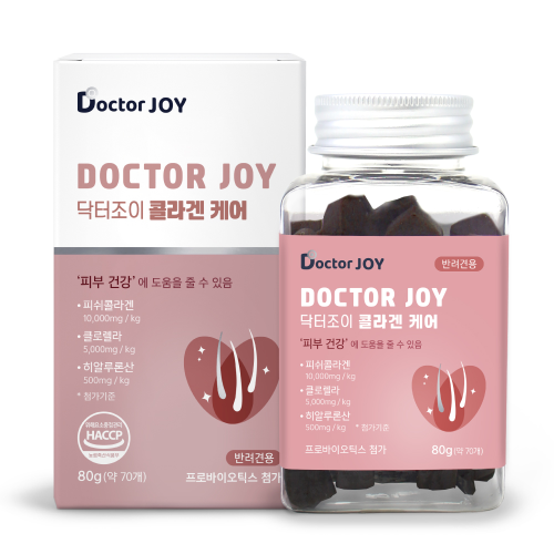 닥터조이 콜라겐 케어 강아지영양제 피부 건강 80g
