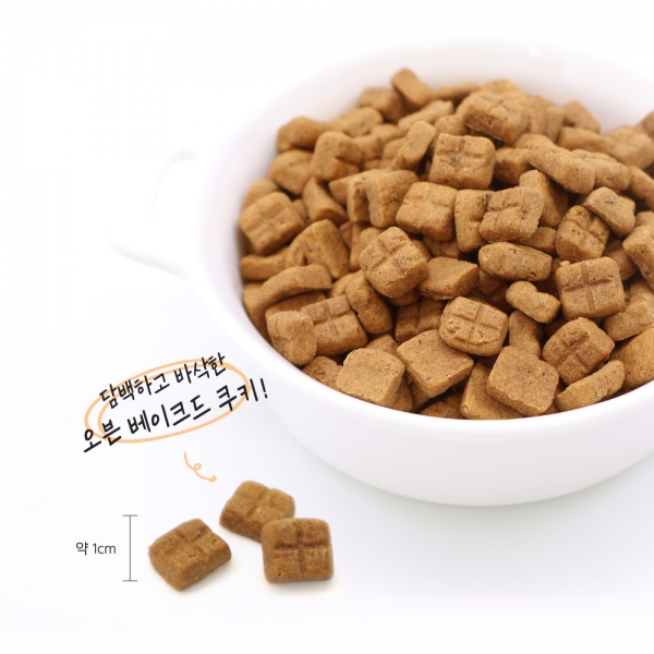 오쿡 오븐베이크드 강아지간식 치킨 쿠키 50g