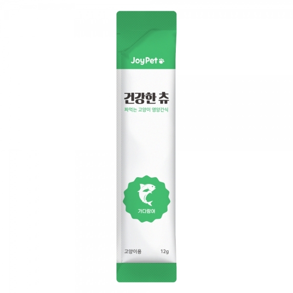 조이펫 고양이간식 건강한츄 가다랑어 12g(낱개)