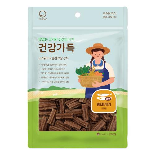 건강가득 강아지간식 황태져키 250g