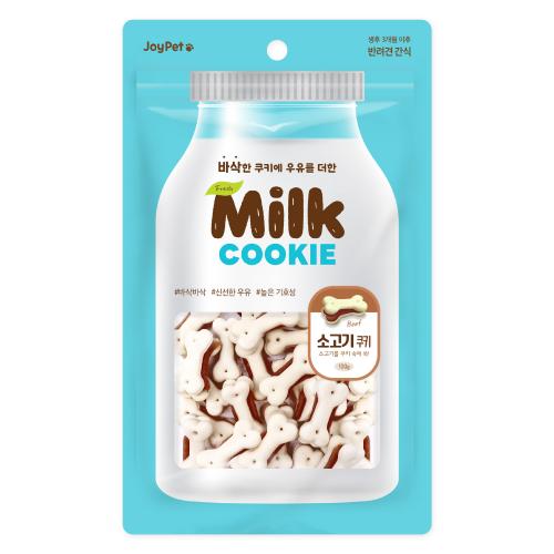 조이펫 강아지간식 밀크 쿠키 소고기 100g