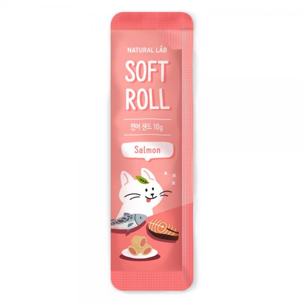 네츄럴랩 소프트 롤 연어 샌드 고양이간식 10g(낱개) 네츄럴랩 소프트 롤 연어 샌드 고양이간식 10g(낱개)