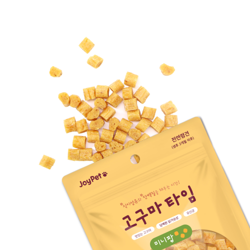 조이펫 강아지간식 고구마타임 미니팝 100g