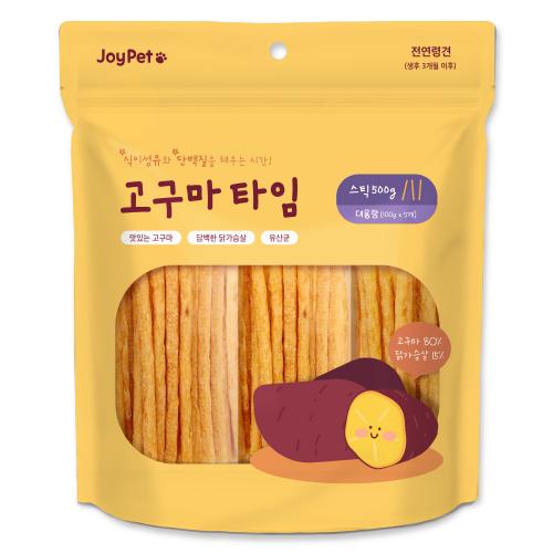 조이펫 강아지간식 고구마타임 스틱 500g