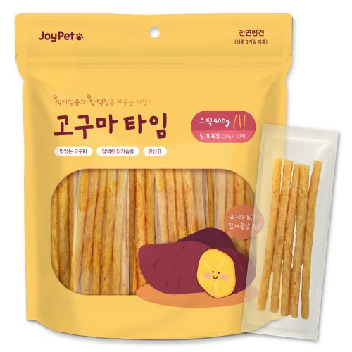 조이펫 강아지간식 고구마타임 스틱 400g(20gx20p)