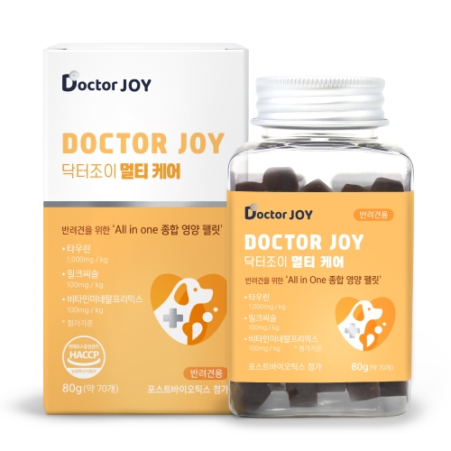 닥터조이 멀티 케어 강아지영양제 종합 올인원 영양제 80g