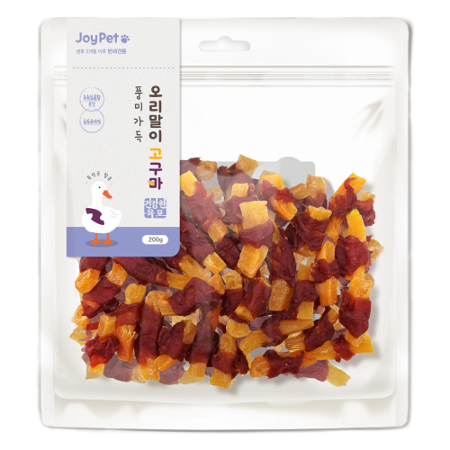 조이펫 건강한육포 강아지간식 풍미가득 오리말이 고구마 200g