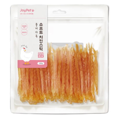 조이펫 건강한육포 강아지간식 풍미가득 소프트 치킨스틱 200g