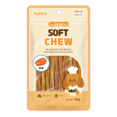 조이펫 소프트 츄 연어 강아지간식 100g