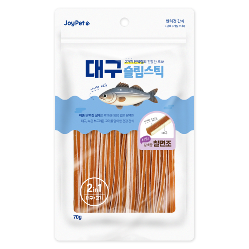 조이펫 대구 슬림스틱 칠면조 강아지간식 70g