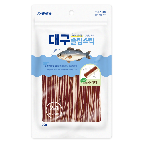 조이펫 대구 슬림스틱 소고기 강아지간식 70g