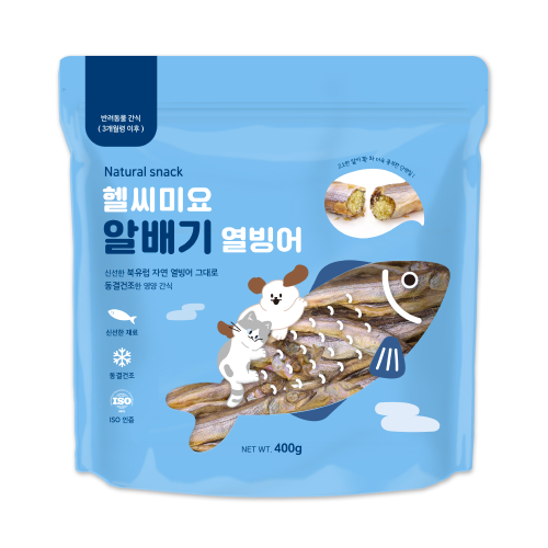 트레이더스 동결건조 열빙어 400g