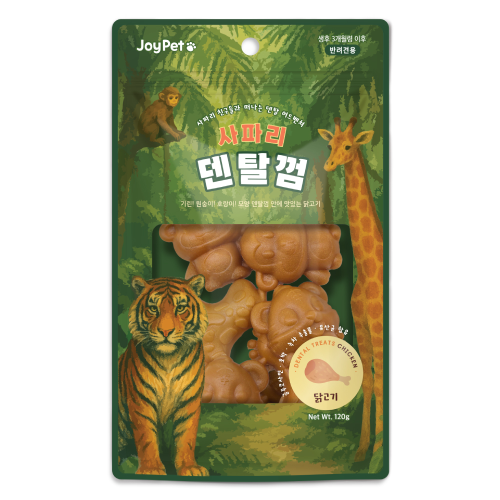 조이펫 사파리 덴탈껌 닭고기 120g(6P) 강아지간식