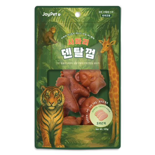 조이펫 사파리 덴탈껌 오리고기 120g(6P) 강아지간식