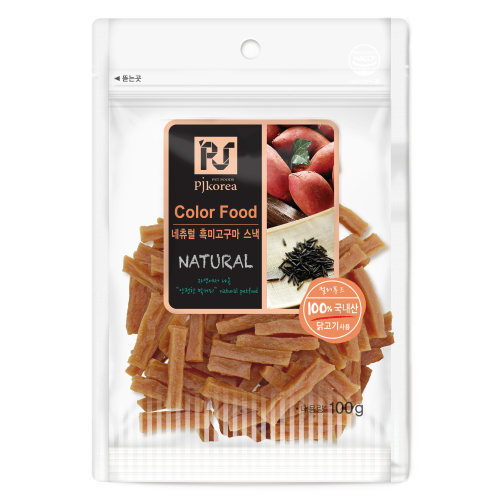 컬러푸드 흑미고구마스낵 100g 강아지간식