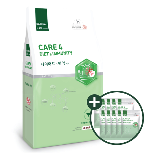 네츄럴랩 케어4 강아지사료 다이어트&면역 9kg