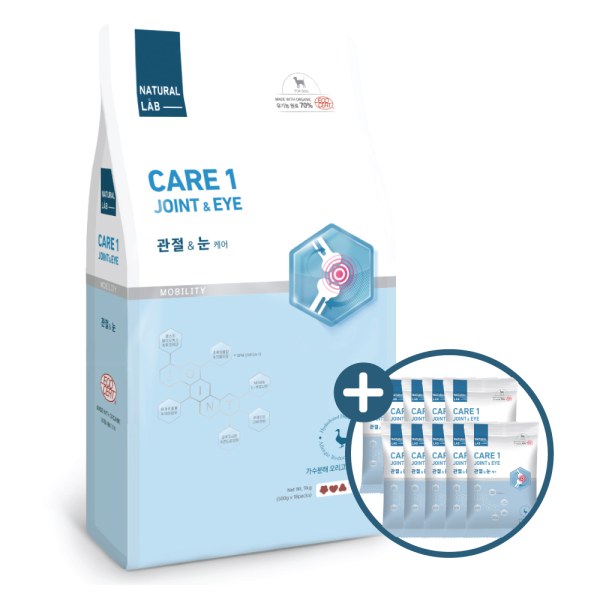 네츄럴랩 케어1 강아지사료 관절&눈(눈물) 9kg