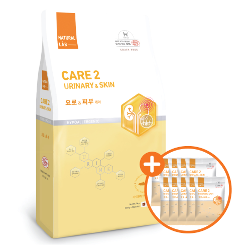 네츄럴랩 케어2 고양이사료 요로&피부 9kg