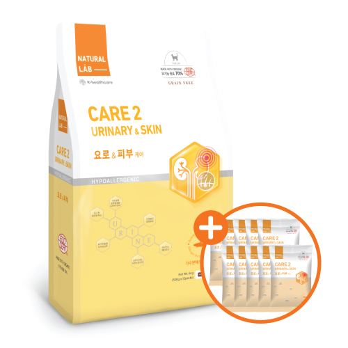 네츄럴랩 케어2 고양이사료 요로&피부 6kg