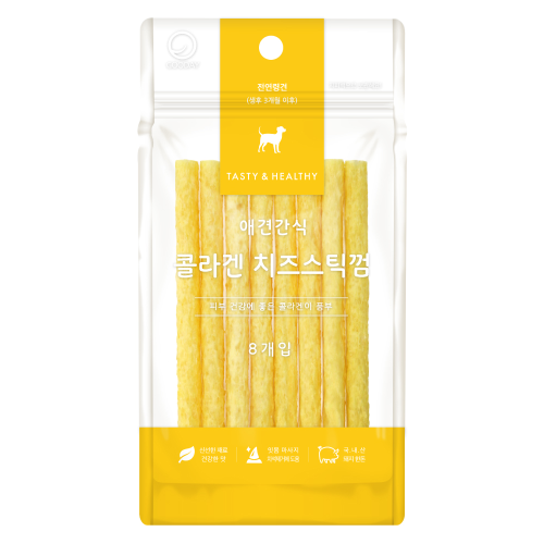 콜라겐 치즈스틱껌 8개입 강아지간식