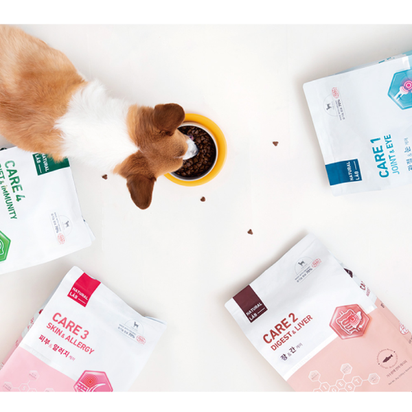 네츄럴랩 케어2 강아지사료 위장&간 2kg