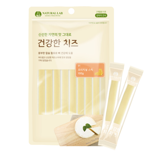 네츄럴랩 건강한치즈 오리지널 스틱 100g 강아지간식 네츄럴랩 건강한치즈 오리지널 스틱 100g 강아지간식