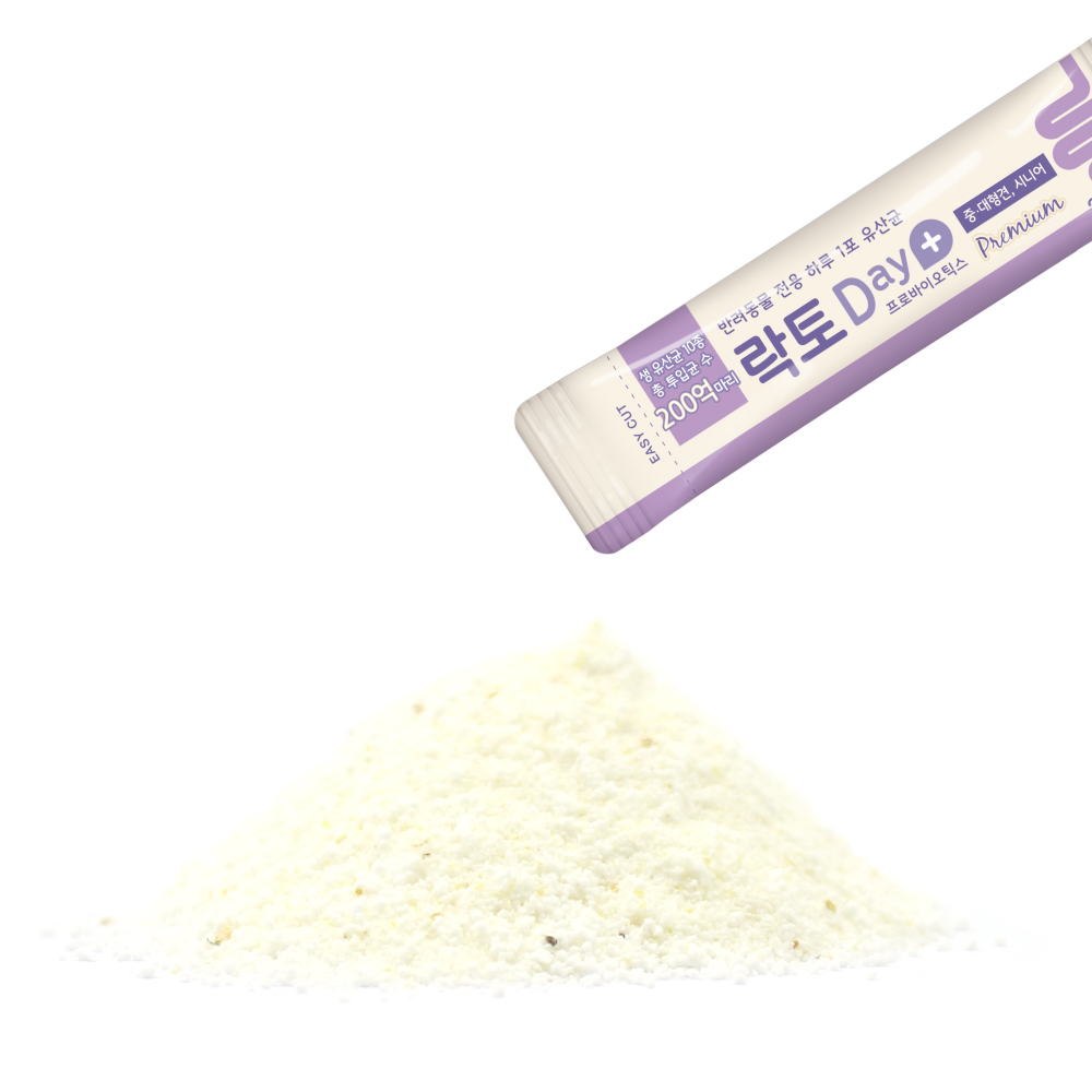 락토데이 프리미엄 200억 유산균 중대형견용 60g