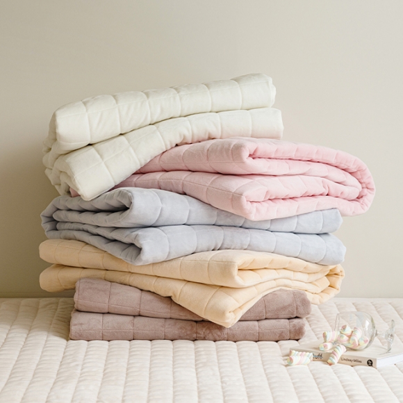 [겨울상품ㅣ가격인하] 티라미수 웰포그니 극세사 침대패드