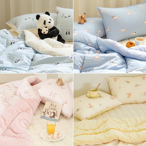 키즈 캐릭터 웰포그니 극세사 차렵베개세트 모음 (SS)