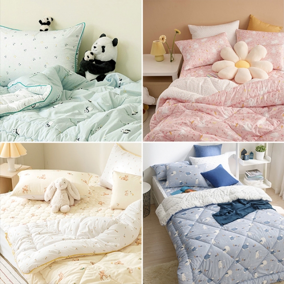 키즈 캐릭터 알러지케어 차렵이불 모음 (SS)