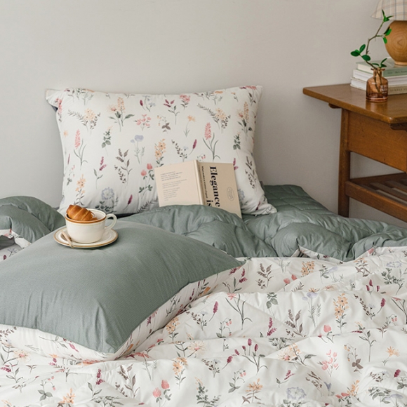 Olive All-season Allergy-care Duvet ㅣ Bedding Set