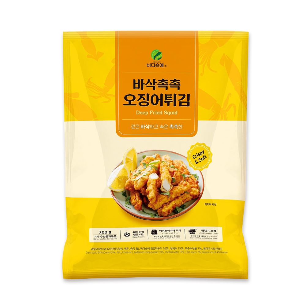 바다손애 바삭촉촉 오징어튀김 700g