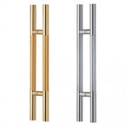 유리문손잡이(강화도어)GA 135(800x센터425 &Phi;38) 2Color