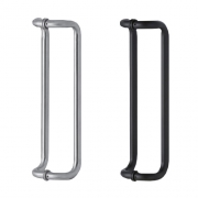 유리문손잡이(강화도어)TS 184(센터340,600 &Oslash;19) 2Color,2사이즈