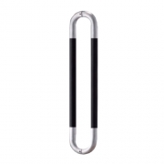 유리문손잡이(강화도어)GS 184(고무피복-중간) 센터600 &Phi;32