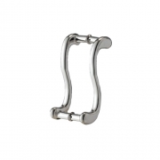 유리문손잡이(강화도어)GS 206(스텐주물) 240x센터210