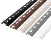 (재단가능) PVC 라운드 재료분리대(8,10,12mm) 5Color 2.4M