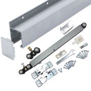 (재단가능) 삼우댐퍼레일 로라세트 한쪽댐퍼(80kg이하용,벽면설치용) 2M,4M