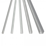 (재단가능) 알루미늄 ㄷ자 몰딩 재료분리대 실버 휨방지 쫄대(8,10,12,15,20mm) 1T 3M