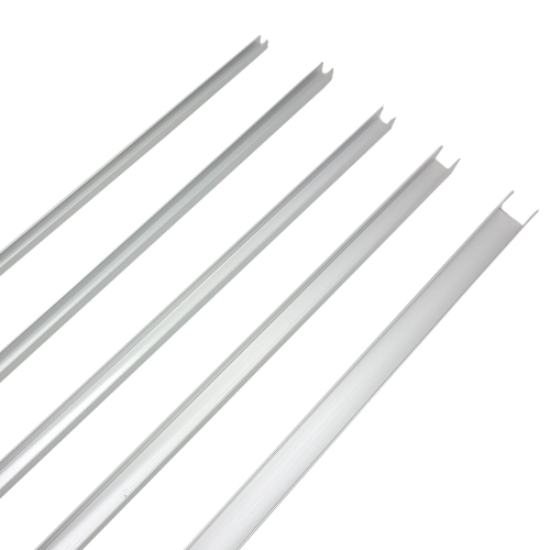 (재단가능) 알루미늄 ㄷ자 몰딩 재료분리대 실버 휨방지 쫄대(8,10,12,15,20mm) 1T 3M