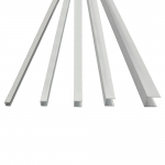 (재단가능) 알루미늄 ㄷ자 몰딩 재료분리대 실버 휨방지 쫄대(8,10,12,15,20mm) 1T 3M