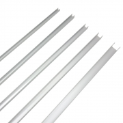 (재단가능) 알루미늄 ㄷ자 몰딩 재료분리대 실버 휨방지 쫄대(8,10,12,15,20mm) 1T 3M