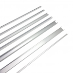 (재단가능) 알루미늄 ㄷ자 몰딩 재료분리대 엇각 실버 휨방지 쫄대 (7사이즈) 1T 3M