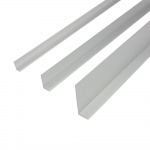 (재단가능) 알루미늄 ㄱ자 엇각 앵글 코너몰딩 3사이즈(10x20, 15x30, 20x60mm) 1T 3M