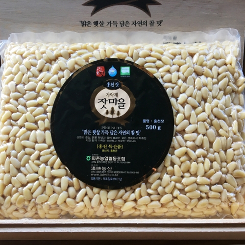 홍천잣 목상자 500g