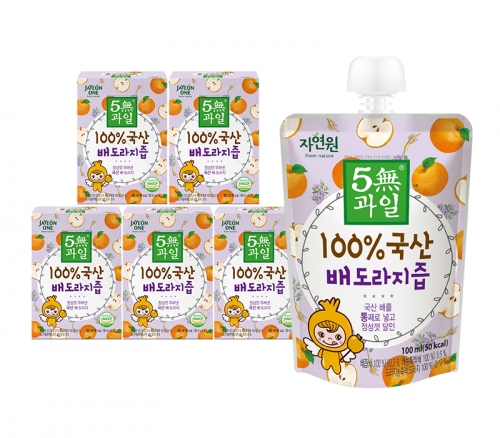 [자연원] 5無과일 100% 국산 배도라지즙 100ml