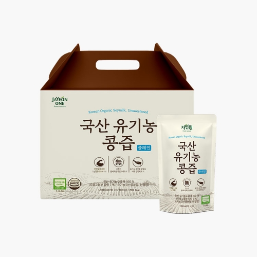 [자연원] 국산 유기농 콩즙 190ml