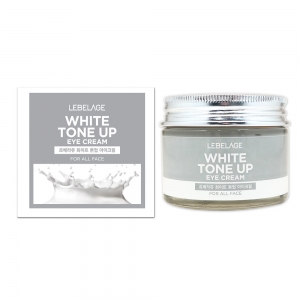 White tone up eye cream