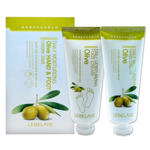 Daily Moisturizing Olive Hand & Foot Cream 2 Set