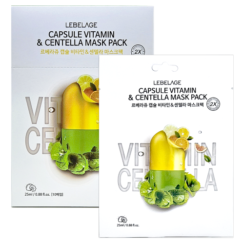 Dr. Capsule Vitamin & Centella 2X Mask Pack [10ea]